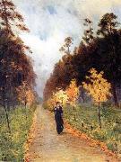 Isaac Levitan Autumn day. Sokolniki. oil painting on canvas